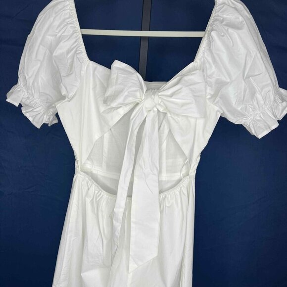 NWT En Saison Emma Eyelet Jumpsuit, White, Size Small - Picture 7 of 8